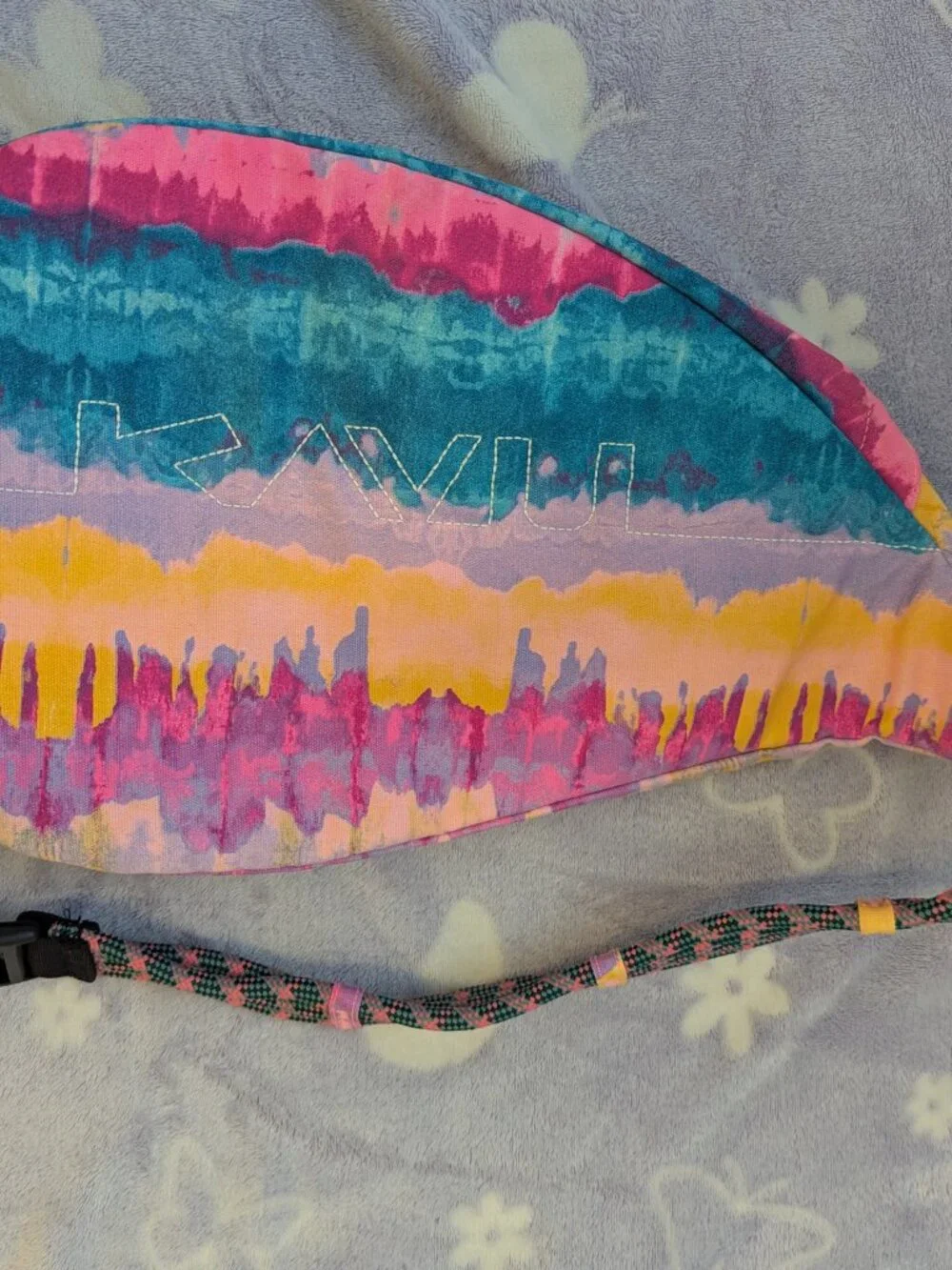 KAVU Rope Sling Bag Tie Dye Backpack Festival Hiking bag